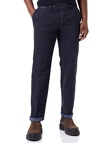 EUREX by Brax Herren Style Joe gepflegte Baumwoll-Chino Hose, Thermo Blue, 42W / 34L von EUREX by Brax