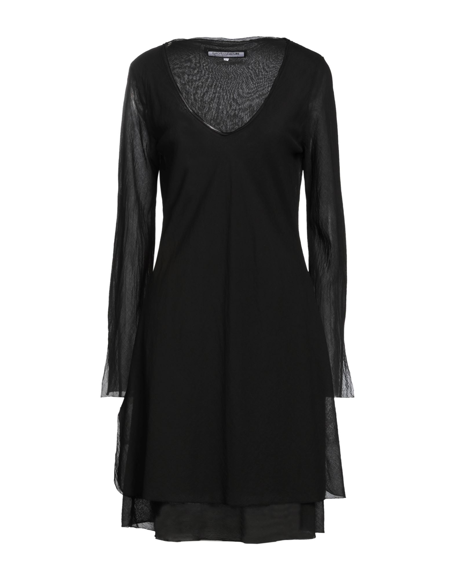 EUROPEAN CULTURE Mini-kleid Damen Schwarz von EUROPEAN CULTURE