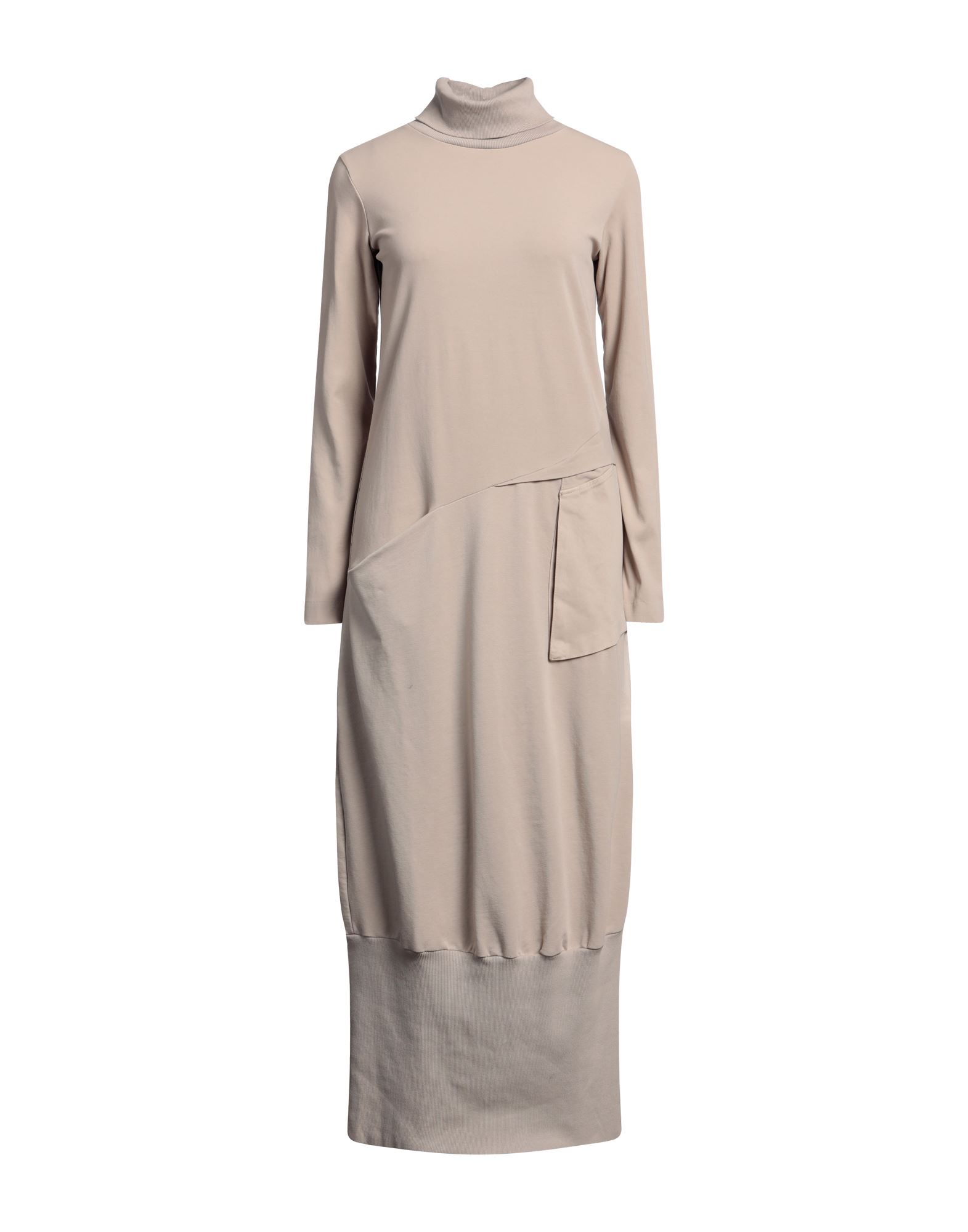 EUROPEAN CULTURE Midi-kleid Damen Beige von EUROPEAN CULTURE