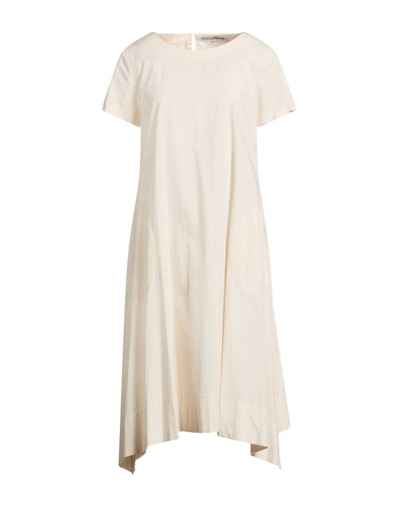 EUROPEAN CULTURE Midi-kleid Damen Cremeweiß von EUROPEAN CULTURE