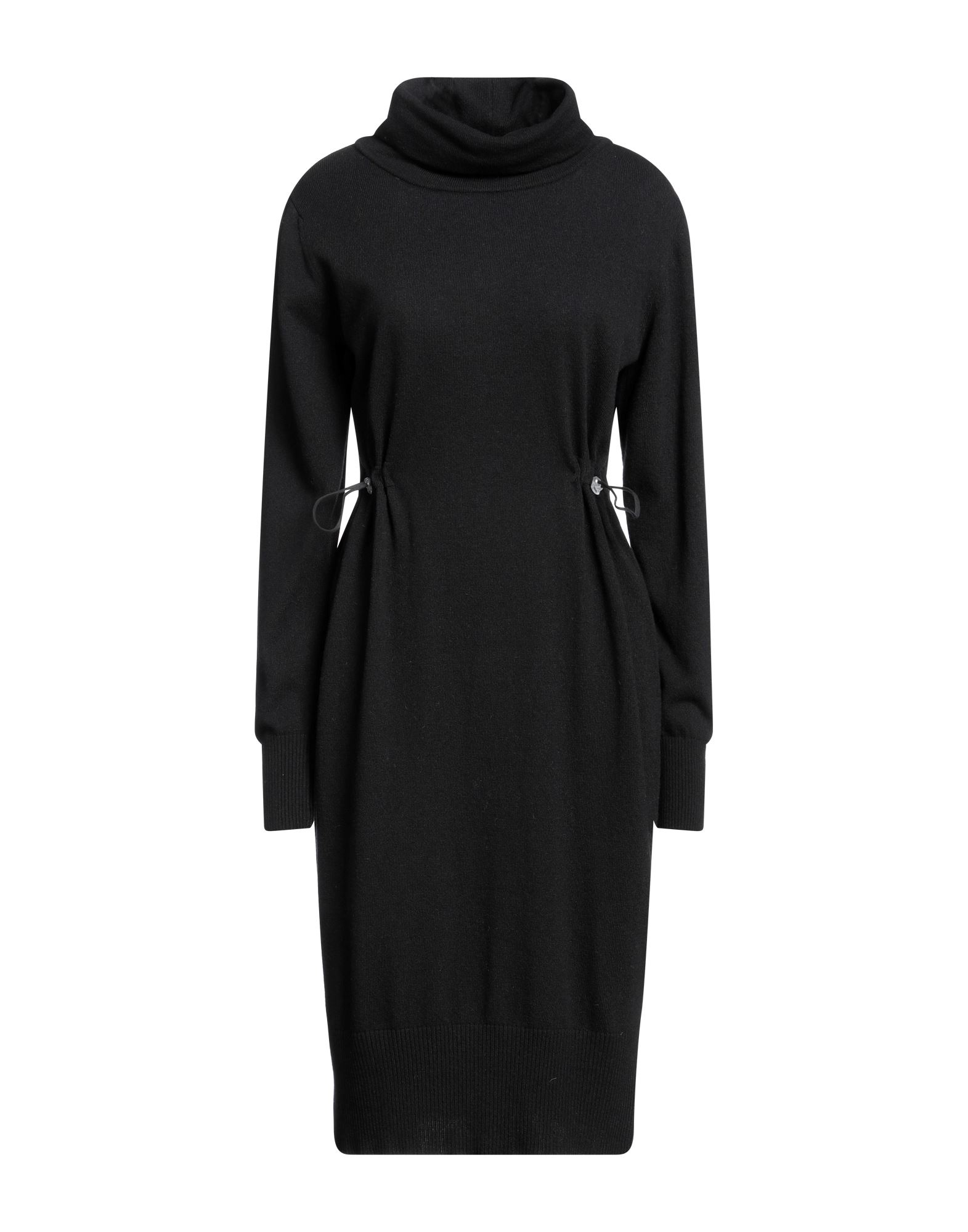 EUROPEAN CULTURE Midi-kleid Damen Schwarz von EUROPEAN CULTURE