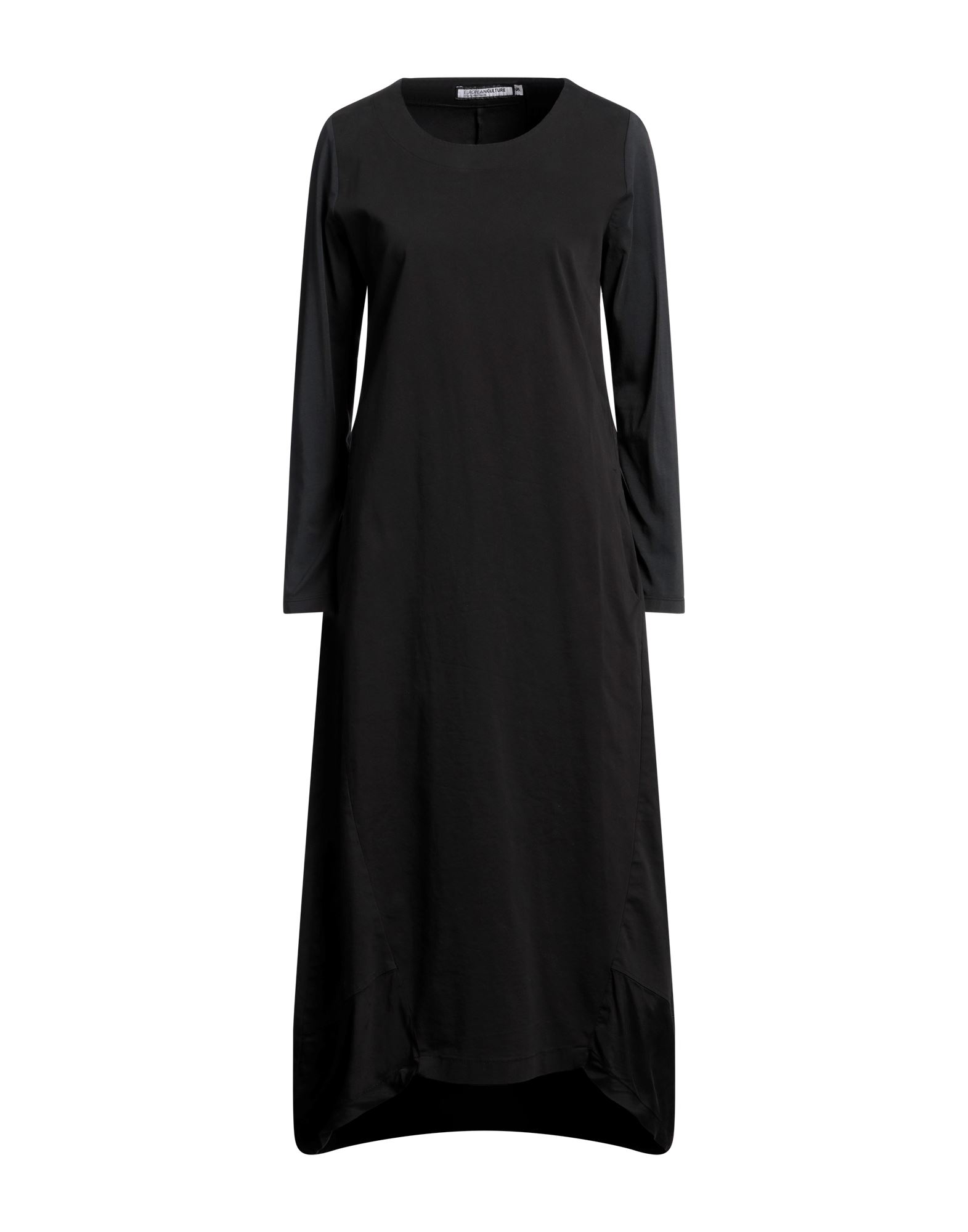 EUROPEAN CULTURE Midi-kleid Damen Schwarz von EUROPEAN CULTURE