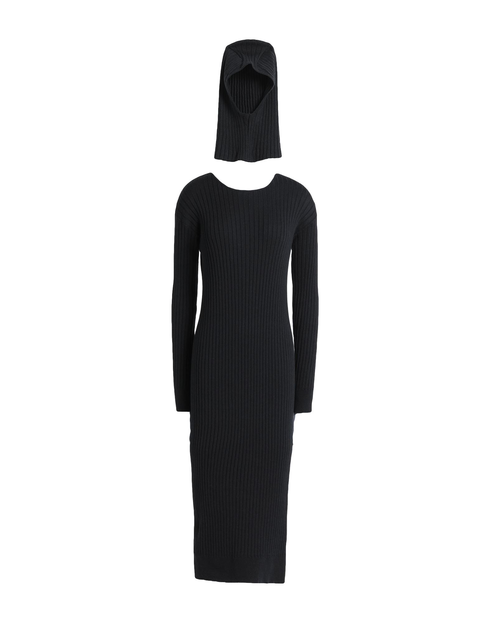 EUROPEAN CULTURE Midi-kleid Damen Schwarz von EUROPEAN CULTURE