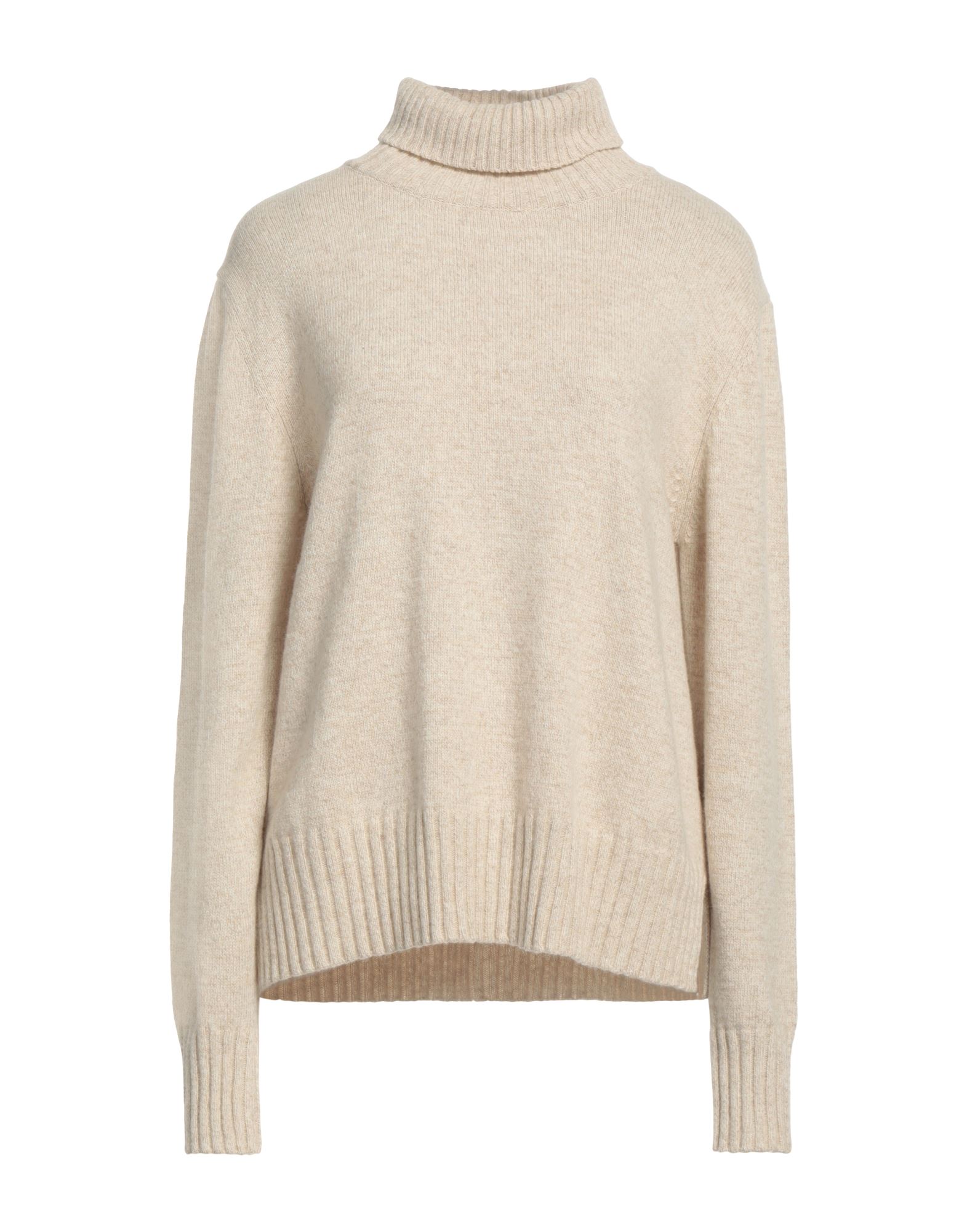 EUROPEAN CULTURE Rollkragenpullover Damen Beige von EUROPEAN CULTURE