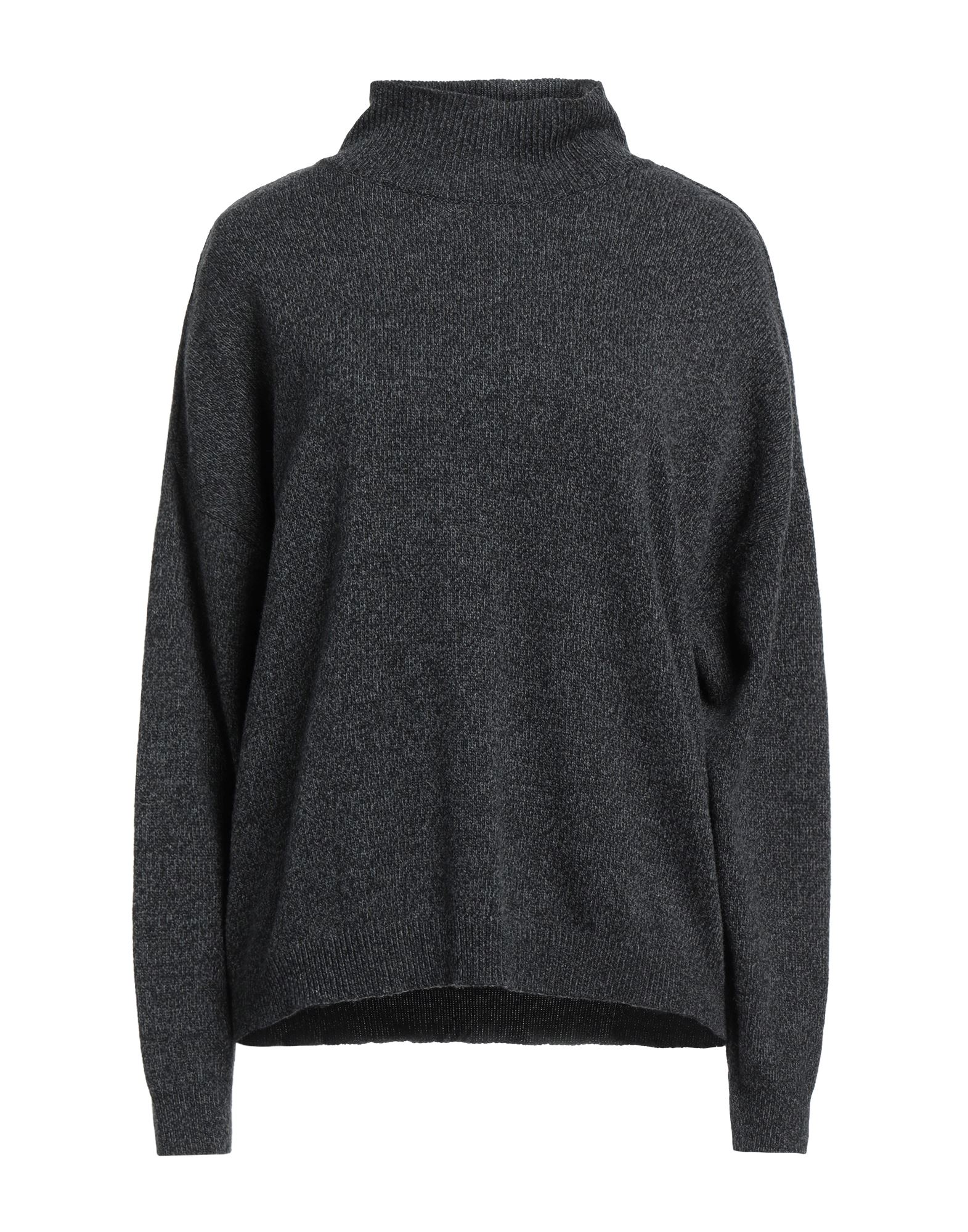 EUROPEAN CULTURE Rollkragenpullover Damen Granitgrau von EUROPEAN CULTURE