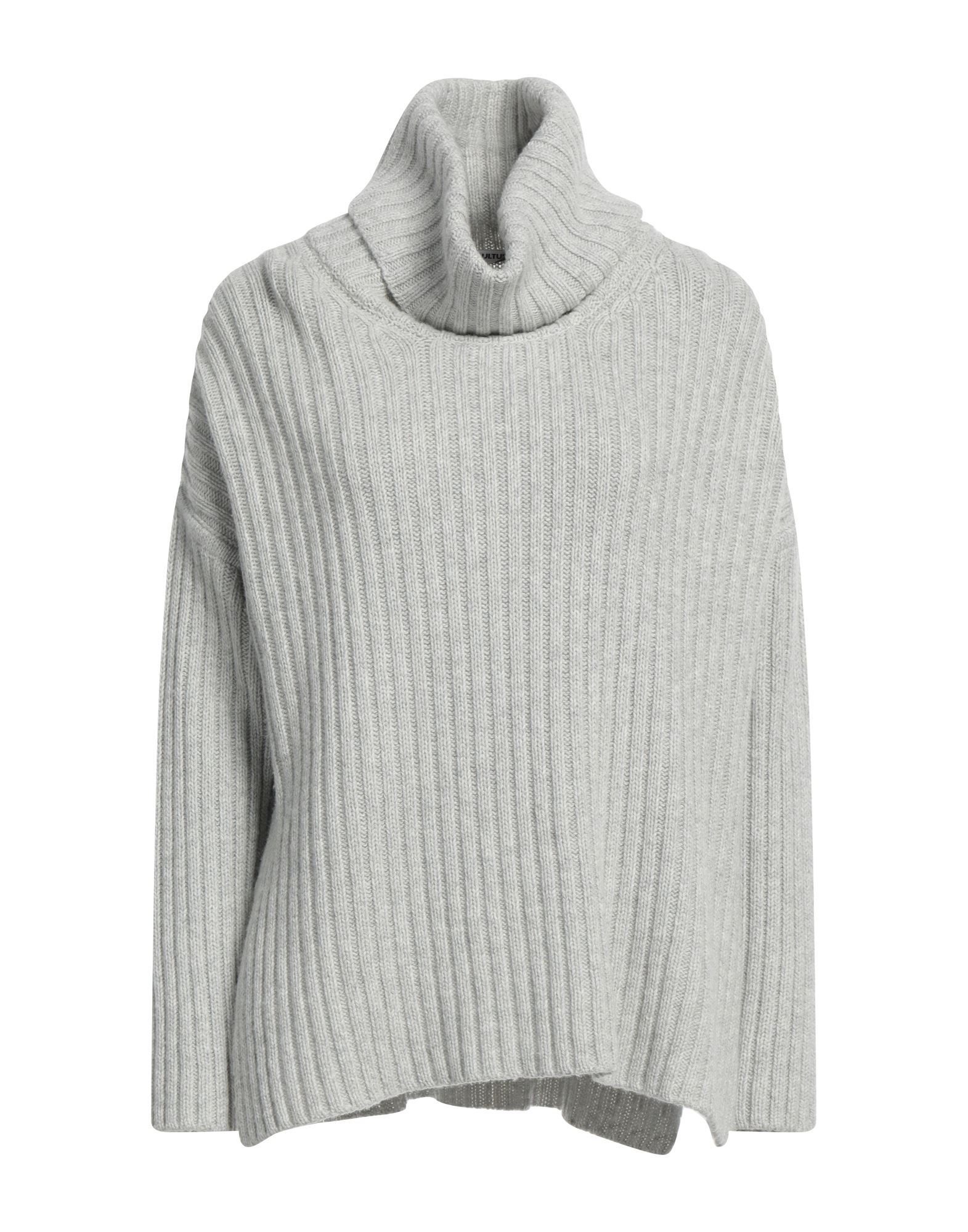 EUROPEAN CULTURE Rollkragenpullover Damen Grau von EUROPEAN CULTURE