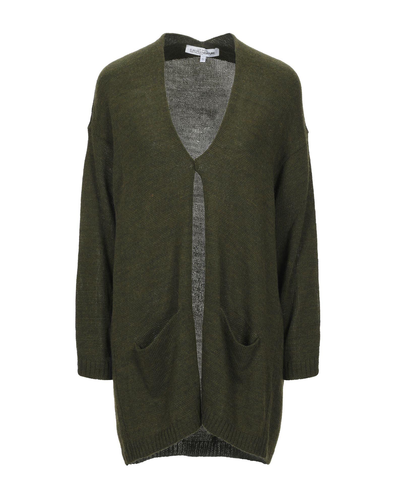 EUROPEAN CULTURE Strickjacke Damen Militärgrün von EUROPEAN CULTURE