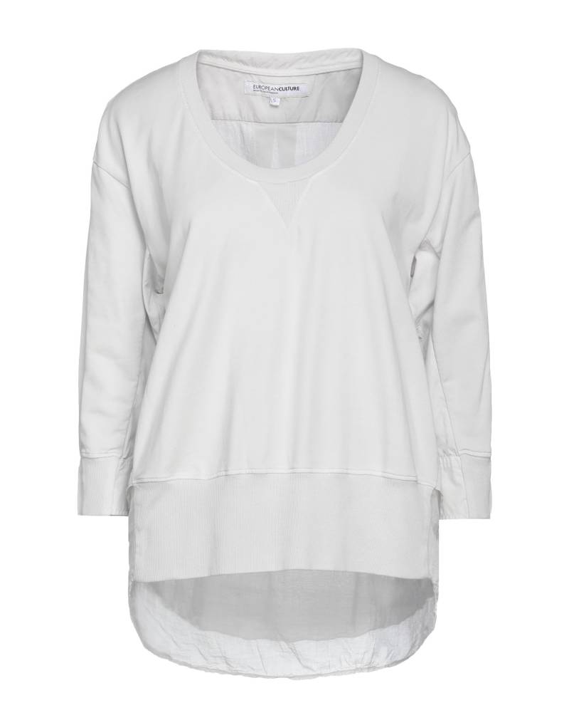 EUROPEAN CULTURE Sweatshirt Damen Hellgrau von EUROPEAN CULTURE
