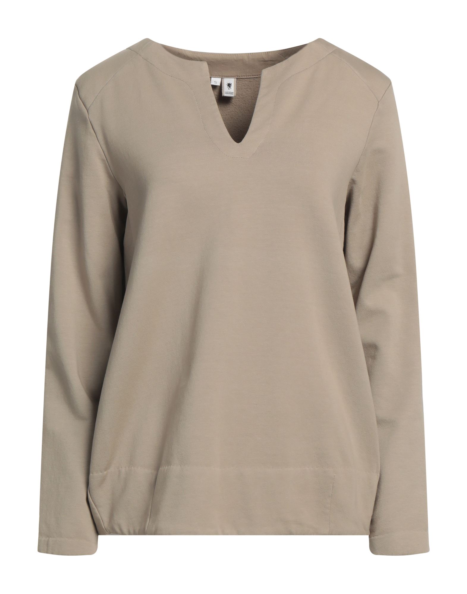 EUROPEAN CULTURE Sweatshirt Damen Khaki von EUROPEAN CULTURE