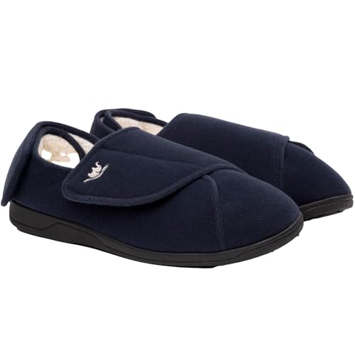 EUROPEAN SOFTEST Damen Diabetiker-Hausschuhe, breit, extra breit, 80-D, Memory-Schaum, mit verstellbarem Verschluss, rutschfeste Sohle, warmes Plüsch-Fleece, Arthritis, Ödeme, geschwollene EUROPEAN SOFTEST Damen Diabetiker-Hausschuhe, breit, extra breit, 80-D, Memory-Schaum, mit verstellbarem Verschluss, rutschfeste Sohle, warmes Plüsch-Fleece, Arthritis, Ödeme, geschwollene von EUROPEAN SOFTEST