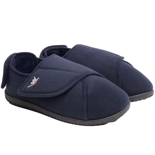 EUROPEAN SOFTEST Damen Diabetiker-Hausschuhe, breit, extra breit, 80-D, Memory-Schaum, mit verstellbarem Verschluss, rutschfeste Sohle, warmes Plüsch-Fleece, Arthritis, Ödeme, geschwollene EUROPEAN SOFTEST Damen Diabetiker-Hausschuhe, breit, extra breit, 80-D, Memory-Schaum, mit verstellbarem Verschluss, rutschfeste Sohle, warmes Plüsch-Fleece, Arthritis, Ödeme, geschwollene von EUROPEAN SOFTEST