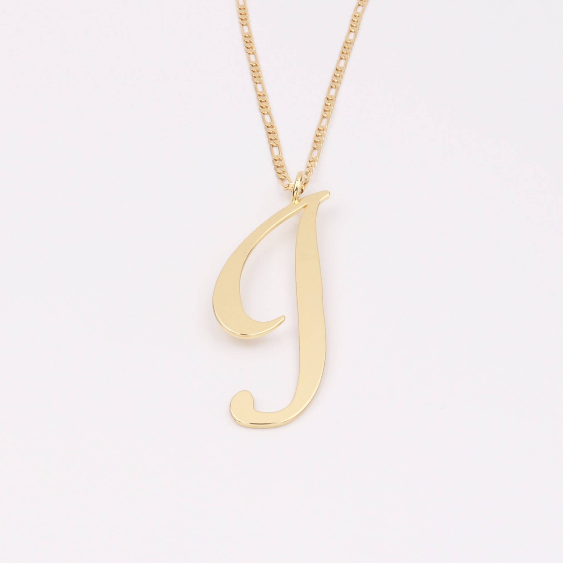 Benutzerdefinierte Handgefertigte 1Pcs Zierliche 18Kt Gold Gefüllt Hauptstadt Initial "Ich" Halskette, Geschichtete Name Halskette Personalisierte von EUSUPPLIES