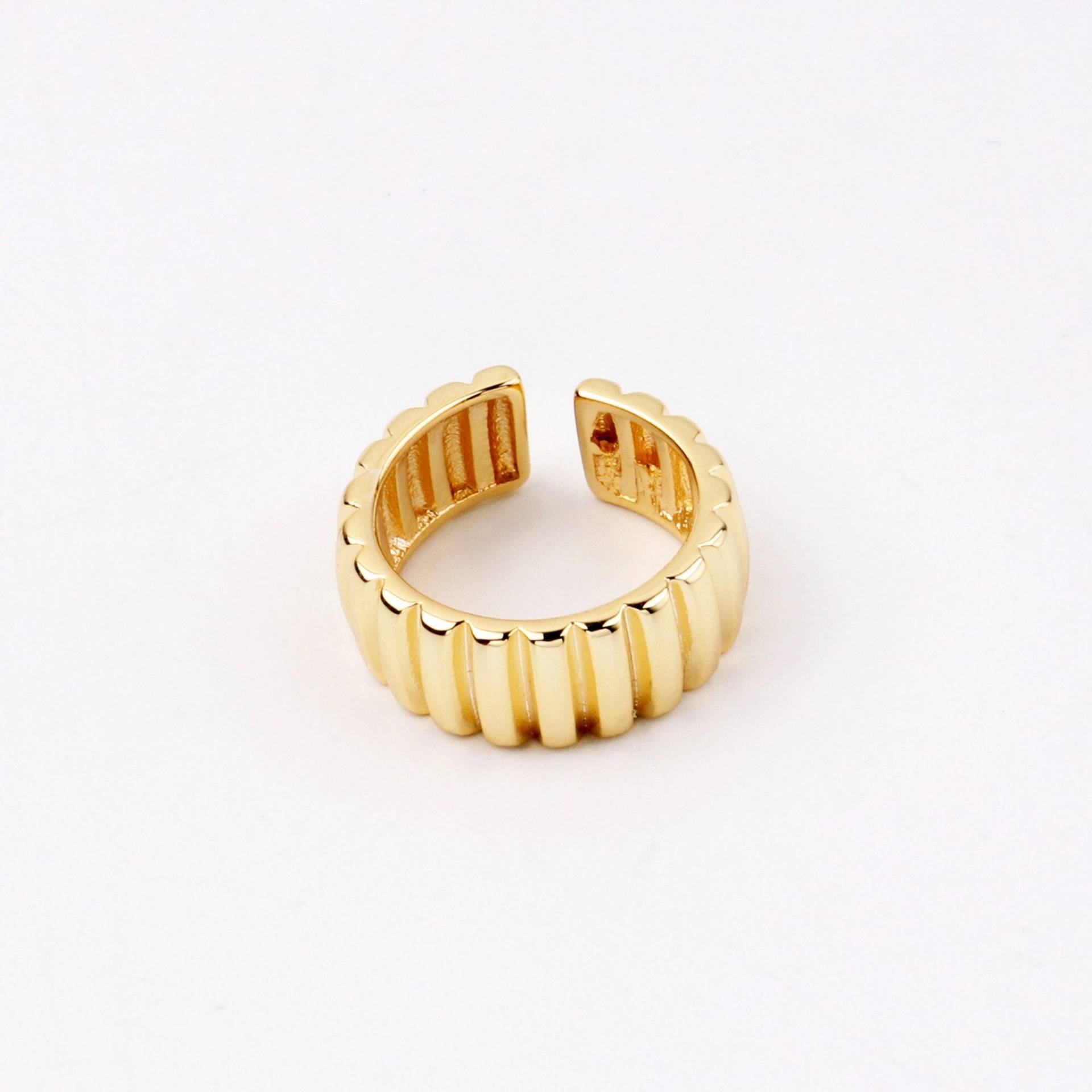 Handgemachte 1Stk Zierliche Minimal Simple Stripes Charlotte Ring 18Kt Gold Filled Verstellbar Rund Personalisierte Boutique Brands Factory von EUSUPPLIES