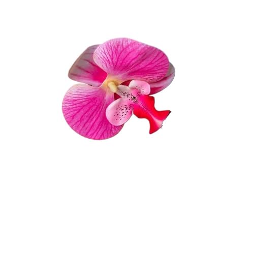Modische Schmetterlings-Orchideen-Ohrstecker für Frauen, übertriebene große Blume, Temperament-Ohrringe, Hochzeitsschmuck, Einheitsgröße von EUVIYOOTW