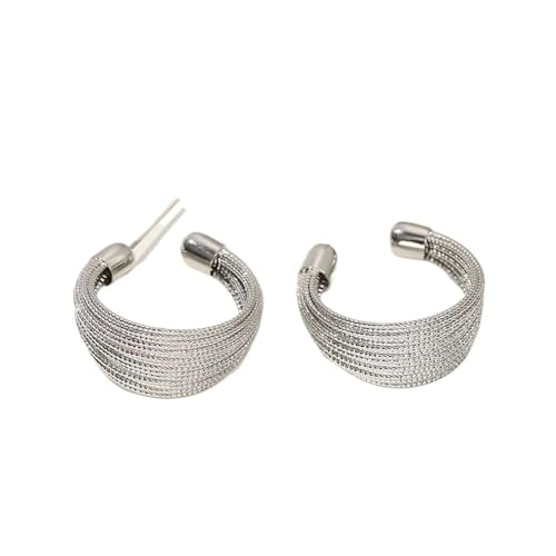 Modischer Trend, einzigartiges Design, elegant, zart, Retro, übertriebene, mehrschichtige Ohrstecker, Damenschmuck, Einheitsgröße von EUVIYOOTW