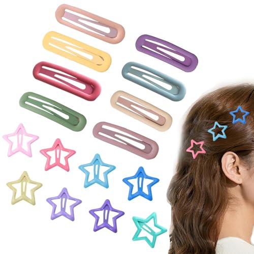 EUYKQNOI 16 Stk spangen haare haarklammern mädchen Haarspangen,haar spangen Haarspangen Mädchen, Barrette Haarspange, Haarspangen für Mädchen,Haarspangen Kinder (Mehrfarbig) von EUYKQNOI