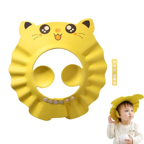 EUYKQNOI Kinder Duschhaube Baby Duschhaube Baby Verstellbarer Shampoo Schutz, Shampoo Bade Bad SchüTzen Weiche Kappe Hut, Kappe Wasserdicht Cap für Kinder von EUYKQNOI