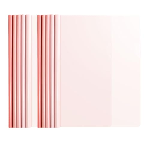 EUYKQNOI Klemmschienen Bewerbungsset,10pcs Klemmschienen A4 klemmschienen,Sliding Bar Binder,Kunststoff A4 Sliding Bar Binder, Kunststoff Bericht Abdeckungen,Schiebebinder von EUYKQNOI