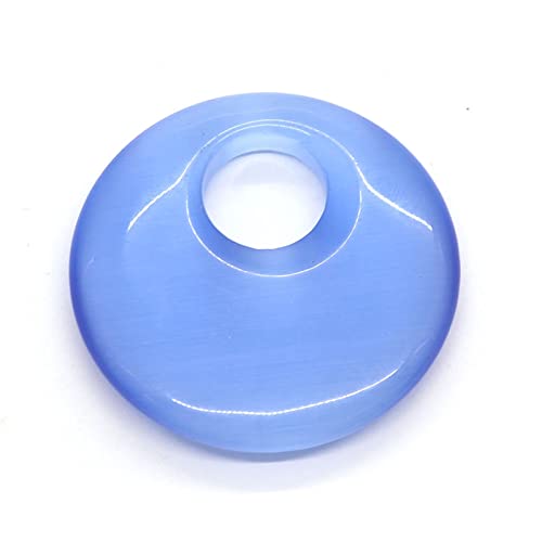 EUYRJKCA Geformte Ringanhänger, 4 Farben, Meditieren Sie über das Anhängermaterial, DIY-Herstellung von Ohrringen, 40 mm, Größe 1 Stück(Blue-1pc) von EUYRJKCA