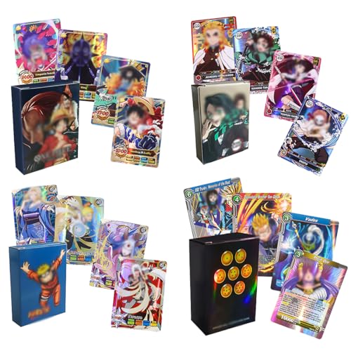 EUYRVAW 200 Stück Demonslayer Anime Karten Set,Demonslayer Kartenspiel Sammelkarten Anime Karten Card Games Karten Trading Card Pack Geburtstagsgeschenk Für Kinder von EUYRVAW