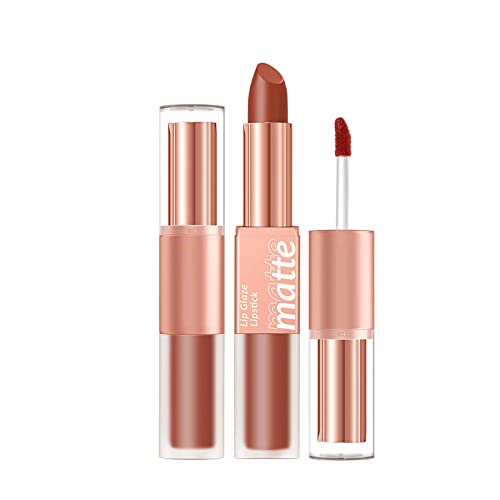 Lip Gloss Lipstick For Damen Mädchen Lip Stains Lippenstift LIP Lipstick-Velours-Lipgloss verblasst nicht leicht zu vernebeln Paste Color Set Box Hochpigmentierte Lippen-set von EUzeo