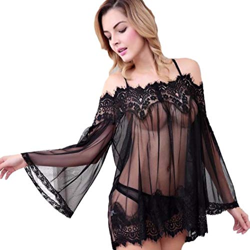 Bodystockings Netz Damen Dessous Body Einheitsgröße Unterwäschen Reizwäsche Bodystockings Floral Open Crotch Mesh Bodystockings Bodys Spitze Kleid Strampler Nachtwäsche Unterwäsche (Schwarz, 4XL) von EVA Unterwäsche Damen