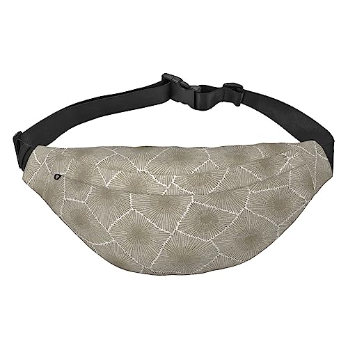 Bauchtasche mit Traumfänger-Motiv, Motiv: Indianer für Herren und Damen, modische Gürteltasche mit verstellbarem Riemen für Reisen, Laufen, Petoskey Stein, Einheitsgröße von EVANEM