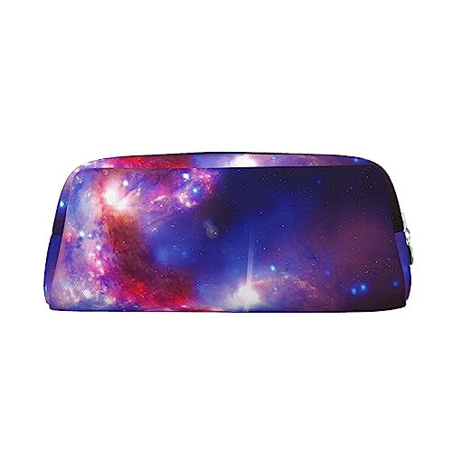 EVANEM Federmäppchen Federmäppchen Stiftetasche Universum Starry Stars Printed Stationery Organizer mit Reißverschluss Bleistift Stift Etui Kosmetiktasche für Büro Reise Münzbeutel, silber, Einheitsgröße, Taschen-Organizer von EVANEM