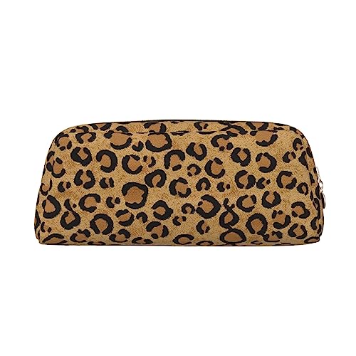 EVANEM Federmäppchen Federmäppchen Stifttasche Wild Leopard Tier Gedruckt Schreibwaren Organizer mit Reißverschluss Federmäppchen Kosmetiktasche für Büro Reisen Münzbeutel, gold, Einheitsgröße, Taschen-Organizer von EVANEM