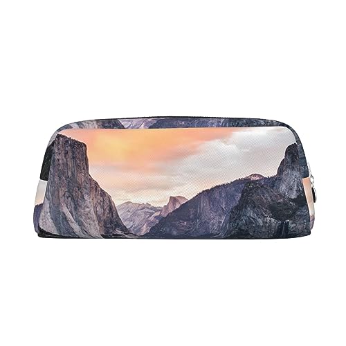 EVANEM Federmäppchen Federmäppchen Stifttasche Yosemite National Park Gedruckt Schreibwaren Organizer mit Reißverschluss Federmäppchen Kosmetiktasche für Büro Reisen Münzbeutel, silber, Einheitsgröße, von EVANEM