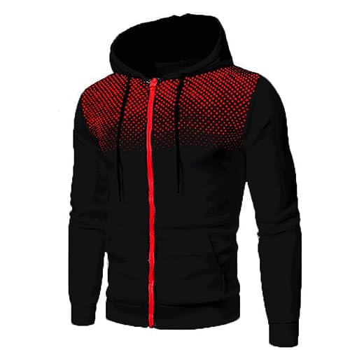 EVANEM Lfdy Hoodie Frühling Männer Mit Kapuze Sweatshirt Weiche Übergroßen Hoodie Licht Platte Langarm Hoodies Männlichen Patchwork,Schwarz,L von EVANEM