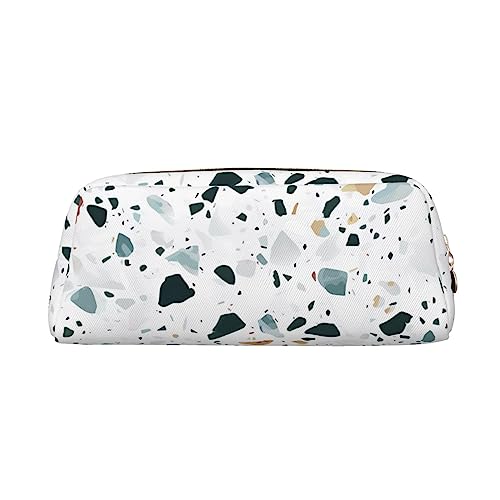 EVANEM Pencil Case Pencil Pouch Pen Bag Marble Pastel Printed Stationery Organizer with Zipper Pencil Pen Case Cosmetic Bag for Office Travel Coin Pouch, gold, Einheitsgröße, Taschen-Organizer von EVANEM