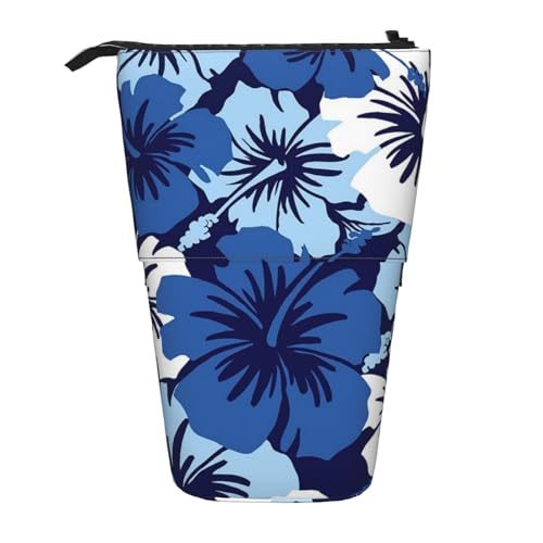 EVANEM Teleskop Federmäppchen Schreibwaren Fall für Büro Blue Ridge Parkway Mountains Standing Pencil Bag Pop up Pencil Holder Stifthalter für Urlaub Stand-up Organizer Retractable Pencil Pouch, von EVANEM