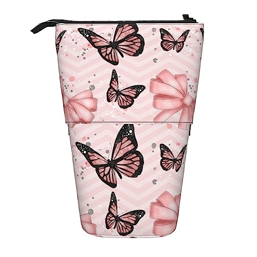 EVANEM Teleskop Federmäppchen Schreibwaren Fall für Büro Cartoon Clown Fisch Stehende Bleistifttasche Pop up Bleistifthalter Stifthalter für Urlaub Stand-up Organizer Retractable Pencil Pouch, von EVANEM