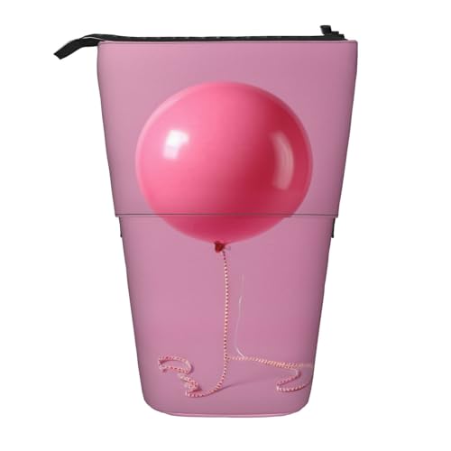 EVANEM Teleskop Federmäppchen Schreibwaren Fall für Büro Lilie und Stein im Wasser Stehende Bleistifttasche Pop up Bleistifthalter Stifthalter für Urlaub Geschenk Stand-up Organizer Retractable Pencil von EVANEM