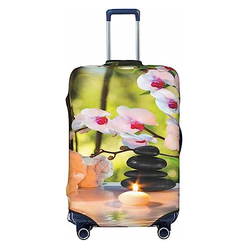 EVANEM Travel Luggage Cover Double Sided Suitcase Cover For Man Woman Massage Spa Washable Suitcase Protector Luggage Protector For Travel Adult, Schwarz , XL von EVANEM