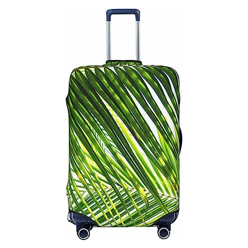 EVANEM Travel Luggage Cover Double Sided Suitcase Cover For Man Woman Palm Leaves Green Washable Suitcase Protector Luggage Protector For Travel Adult, Schwarz , L von EVANEM