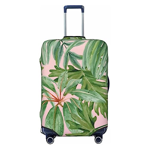 EVANEM Travel Luggage Cover Double Sided Suitcase Cover For Man Woman Palm Tree Leaves Washable Suitcase Protector Luggage Protector For Travel Adult, Schwarz , S von EVANEM