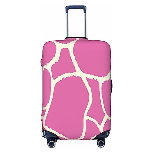 EVANEM Travel Luggage Cover Double Sided Suitcase Cover For Man Woman Pink Giraffe Texture Washable Suitcase Protector Luggage Protector For Travel Adult, Schwarz , XL von EVANEM