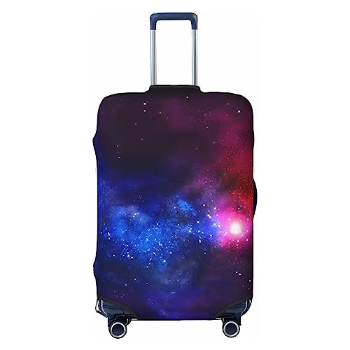 EVANEM Travel Luggage Cover Double Sided Suitcase Cover For Man Woman Red Blue Galaxy Washable Suitcase Protector Luggage Protector For Travel Adult, Schwarz , S von EVANEM