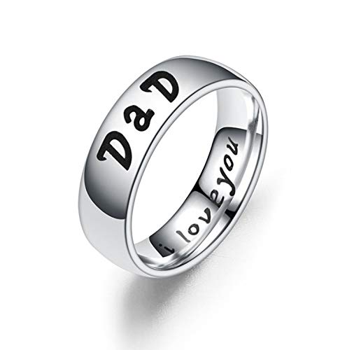 EVBEA Ring Damen Edelstahl Ringe Herren Frauen Familie Mutter und Tochter Papa Sohn Schmuck im Geschenk-Box Vatertag Geeignet Papa Vater EVBEA Ring Damen Edelstahl Ringe Herren Frauen Familie Mutter und Tochter Papa Sohn Schmuck im Geschenk-Box Vatertag Geeignet Papa Vater von EVBEA