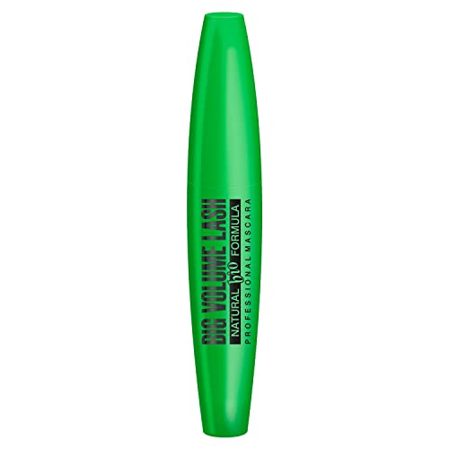 Eveline Cosmetics Big Volume Lash Mascara mit Natürlicher Bio-Formel Professionelle Wimpernpflege und -verstärkung für Volle, Geschwungene und Definierte Wimpern 10 ML von EVELINE COSMETICS