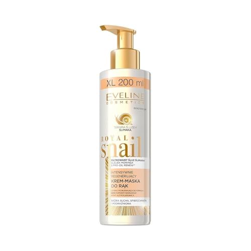 Eveline Cosmetics Royal Snail Intensive Regenerierende Creme Handmaske, 200 ml von EVELINE COSMETICS