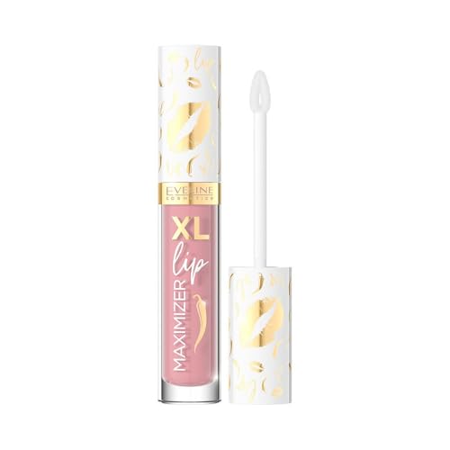 Eveline Cosmetics XL Lip Maximizer Lip Plumper Gloss - Bora Bora #02 | Hyaluronsäure, Chili, Jojobaöl & Capsaicin | 4,5 ML von EVELINE COSMETICS