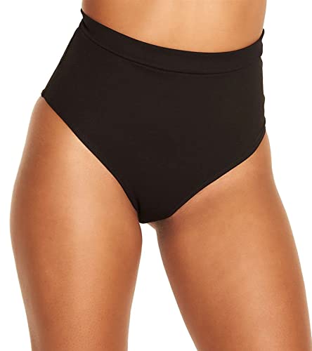 EVELUST Rave Booty Shorts für Damen – Hoch Taillierte Badeshorts Scrunch Sporthose Kurze Leggings Gothic Festival Outfits(ElectroBlack, L, 1320w) von EVELUST