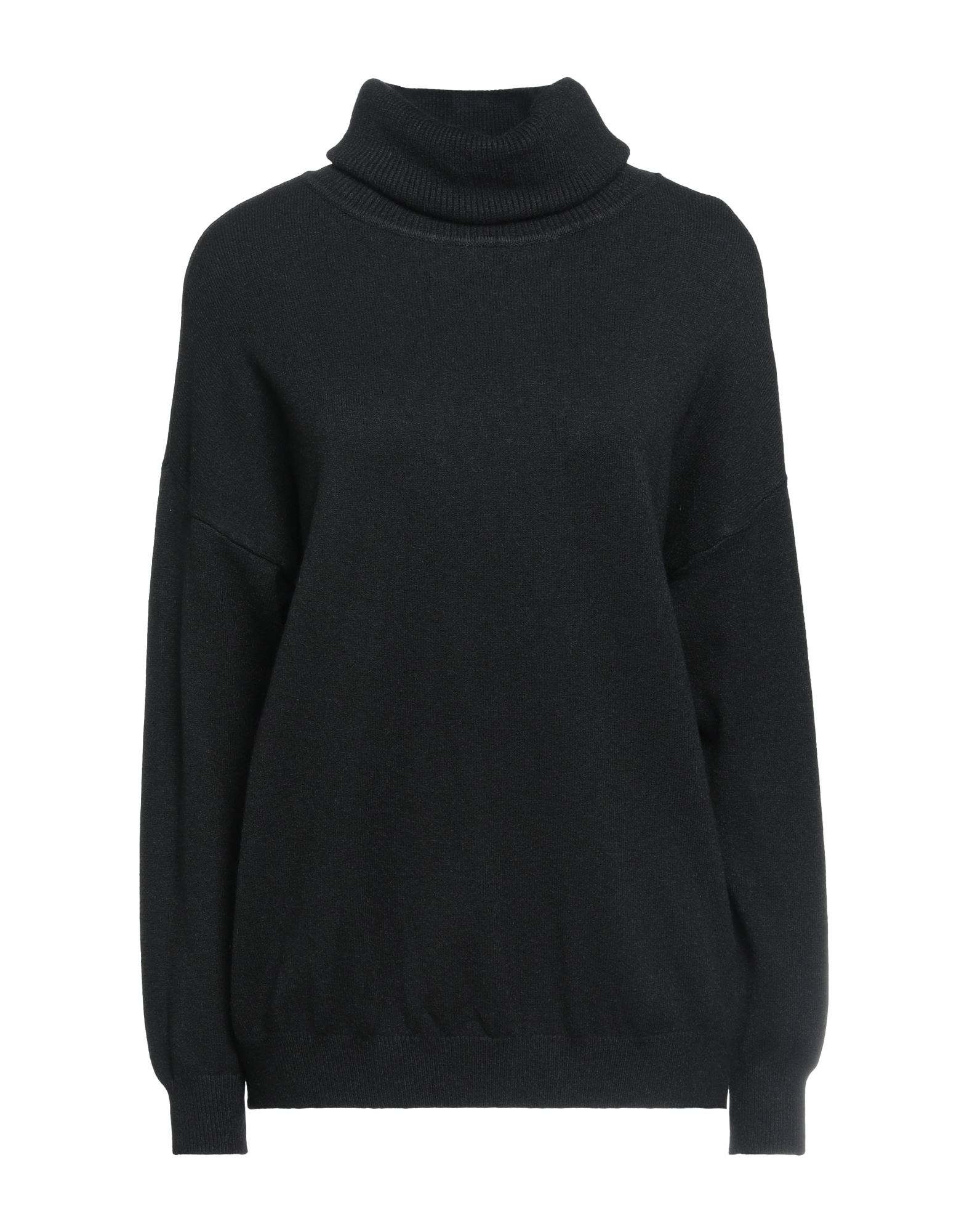 EVEN IF Rollkragenpullover Damen Schwarz von EVEN IF