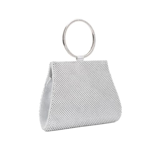 EVEOUT Clutches Kristall Elegante Abendhandtasche mit Handgelenkband für Damen Braut und Brautjungfer Handtasche Geldbörsen von EVEOUT