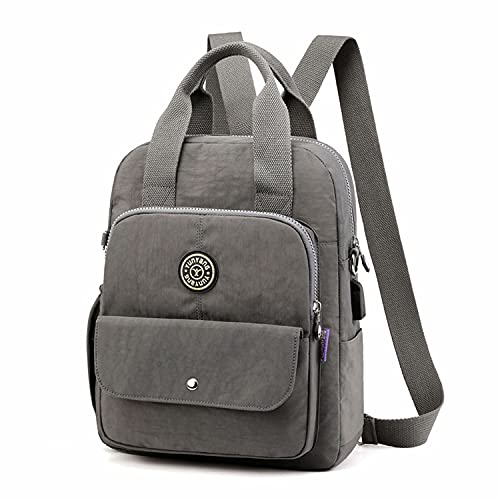 EVEOUT Damen Mini Rucksack Multi-Taschen Reisetasche Nylon Casual Umhängetasche Schultasche Daypack Rucksack von EVEOUT