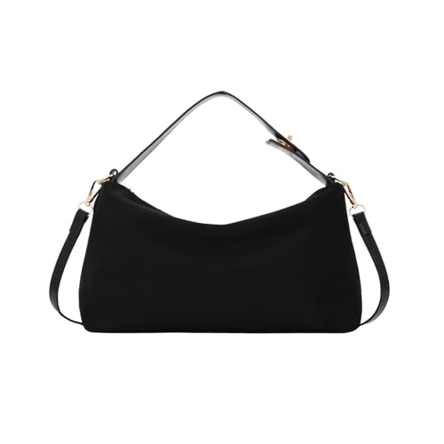 EVEOUT Damen Umhängetasche aus Kunstwildleder mit Griff Vintage Boston Tasche mit verstellbarem Gurt,Herbst Winter Handtasche von EVEOUT