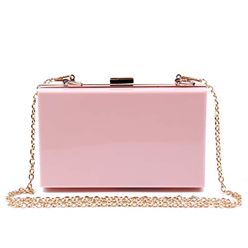 EVEOUT Frauen Acryl Transparente Abend Clutch Klare Box Gelee Handtasche Cross Body Handtasche Tasche Damen Geschenk von EVEOUT